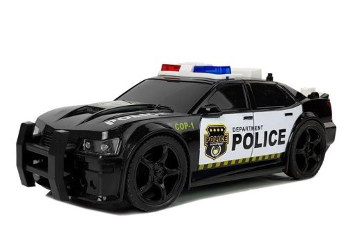 Police Car 1:20 hajtáslánc súrlódó hajtás hang Fényeffektusok Fekete
