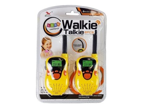 Walkie-talkie hatótávolság 100 m sárga gyerekeknek