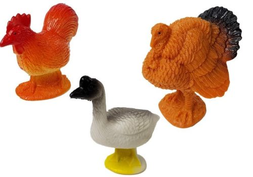 20 db-os nagyméretű állatfigura farm szőnyeg készlet