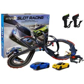   Hatalmas versenypálya 2 hurkok 1:43 Távirányítós autók 1020 cm Fények