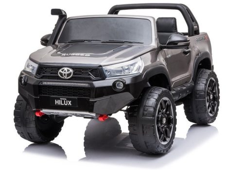 Electric Ride On Car Toyota Hilux Ezüstre festve