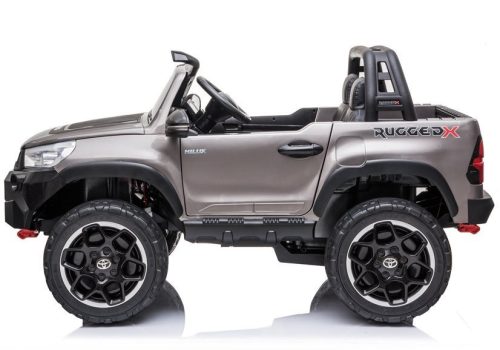 Electric Ride On Car Toyota Hilux Ezüstre festve