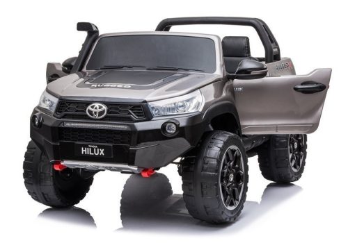 Electric Ride On Car Toyota Hilux Ezüstre festve