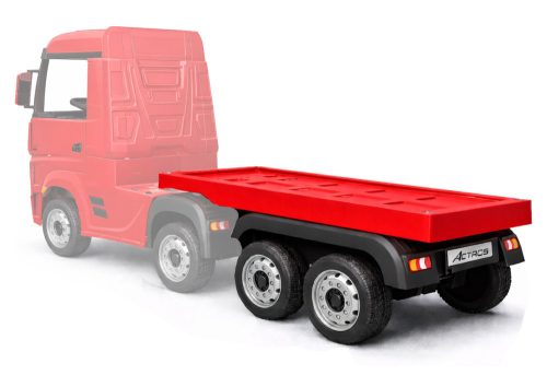 HL358 Mercedes Scania Actros piros jármű félpótkocsi