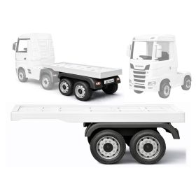   Fehér Mercedes Scania Actros HL358 akkumulátoros félpótkocsi