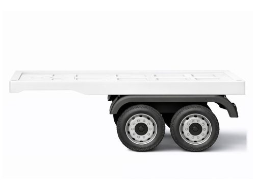 Fehér Mercedes Scania Actros HL358 akkumulátoros félpótkocsi