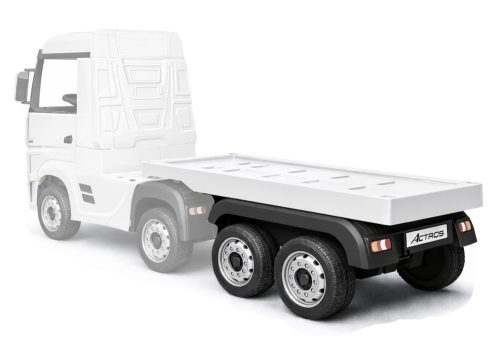 Fehér Mercedes Scania Actros HL358 akkumulátoros félpótkocsi