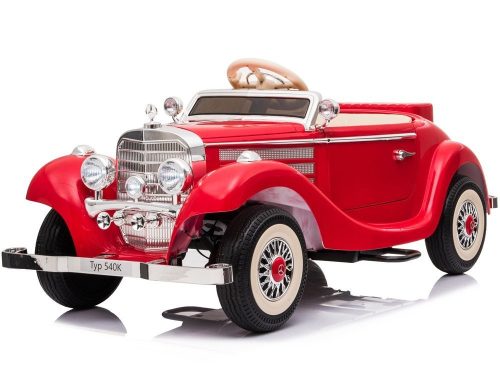 Elektromos kisautó Mercedes 540K piros