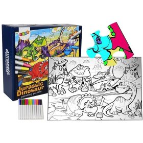 Jurassic Dinosaur Painting Puzzle 24 részes