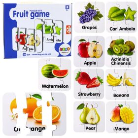 Oktatási Puzzle Fruit Jigsaw Puzzle 10 Connections