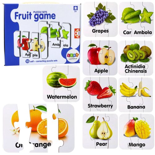 Oktatási Puzzle Fruit Jigsaw Puzzle 10 Connections