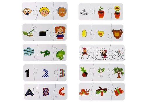 Oktatási rejtvény Puzzle tanulás 10 kapcsolat
