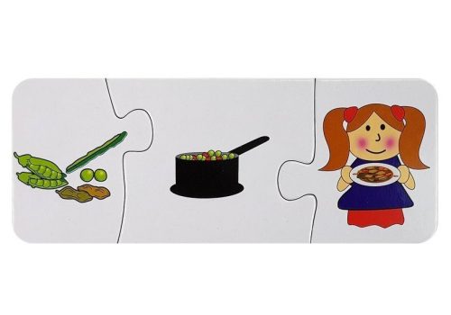 Oktatási rejtvény Puzzle tanulás 10 kapcsolat