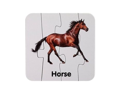 Oktatási Puzzle Vadon élő állatok Puzzle 10 angol kapcsolatok