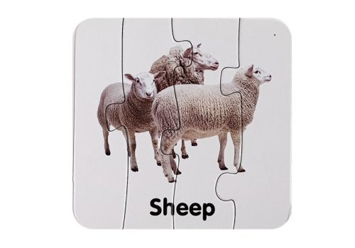 Oktatási Puzzle Vadon élő állatok Puzzle 10 angol kapcsolatok