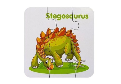 Oktatási puzzle angol dinoszauruszok 10 kapcsolatok