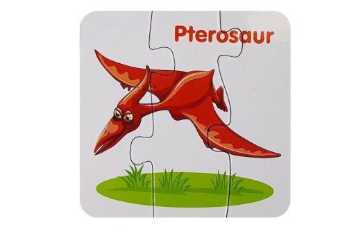 Oktatási puzzle angol dinoszauruszok 10 kapcsolatok