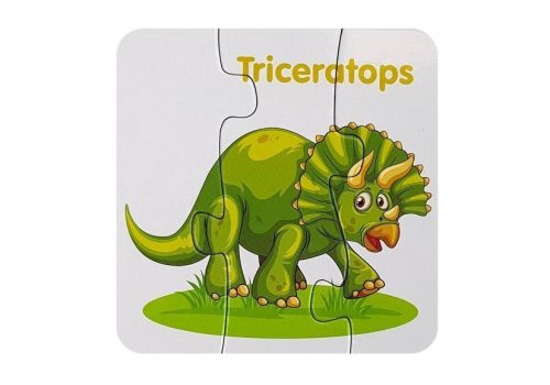 Oktatási puzzle angol dinoszauruszok 10 kapcsolatok