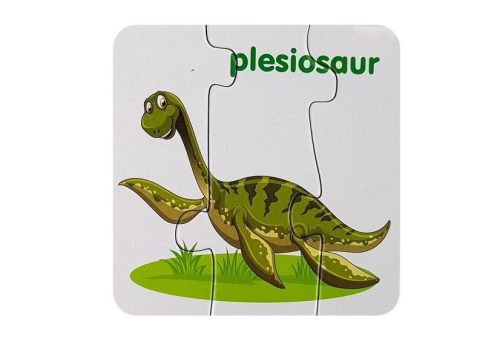 Oktatási puzzle angol dinoszauruszok 10 kapcsolatok