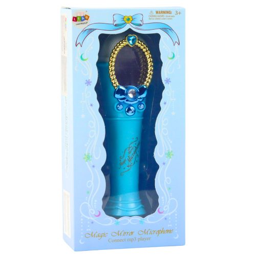 Magic Mirror Mikrofonnal Kék USB Fénnyel