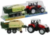 Nagy traktor pótkocsival Mezőgazdasági gép 65 cm