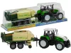 Nagy traktor pótkocsival Mezőgazdasági gép 65 cm