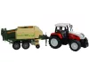 Nagy traktor pótkocsival Mezőgazdasági gép 65 cm
