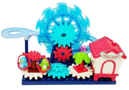 Csúszdával ellátott blokkkészlet. Óriáskerék