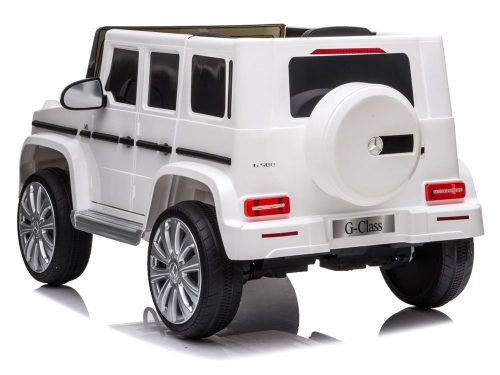 Elektromos ráhajtható autó Mercedes G500 fehér