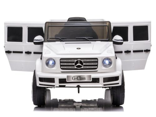 Elektromos ráhajtható autó Mercedes G500 fehér