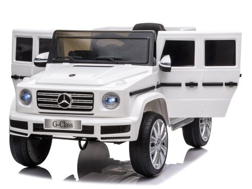 Elektromos ráhajtható autó Mercedes G500 fehér