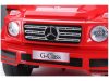 Elektromos ráhajtható autó Mercedes G500 Red