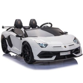 Lamborghini Aventador SX2028 fehér akkumulátoros autó
