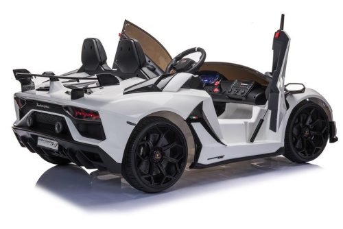 Lamborghini Aventador SX2028 fehér akkumulátoros autó