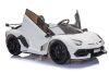 Lamborghini Aventador SX2028 fehér akkumulátoros autó