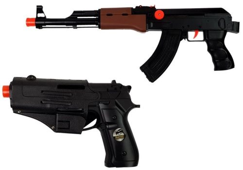 Rendőr készlet S.W.A.T. Pisztolyos sisak