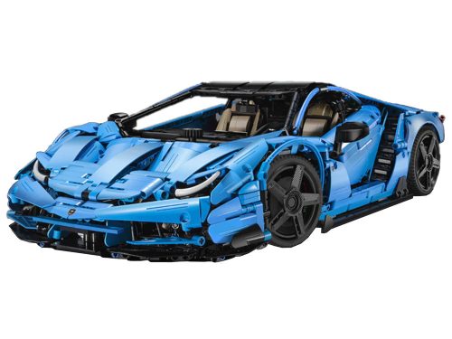 Építőelemek Auto Cada 770-4 Master Race Car 3842 Elements