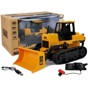  Bulldózer Caterpillar Wheels távirányító kézmozdulattal 2.4G 1:28