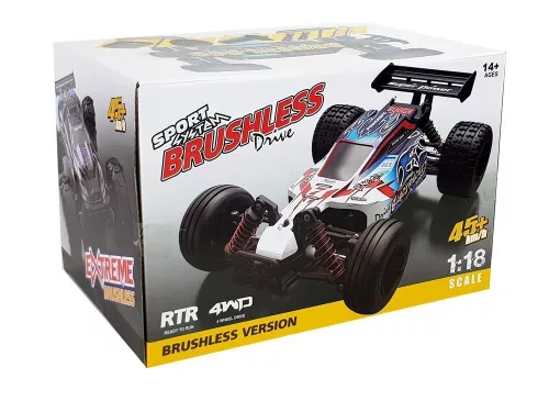 Távirányítós terepjáró buggy 1:18 kék ENOZE 9303E 45 km/h
