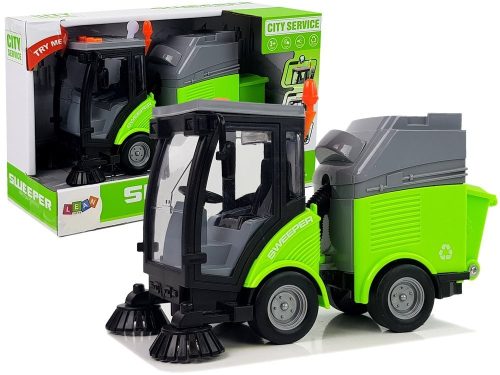 Hanggal és mozgó alkatrészekkel ellátott szemétseprő 1:16
