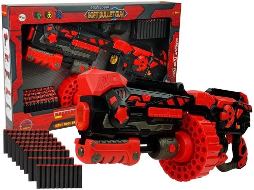 Nagy habpatronos puska forgatható 80 tölténytár 59cm