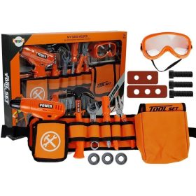 Handyman készlet övfúró csavarhúzó fogó kalapács