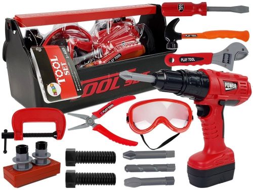 Barkácsoláshoz való kézműves szerszámkészlet fúrókalapács