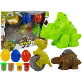 Play Daugh Dinosaurs Eggs Forma 12 darab 4 színben