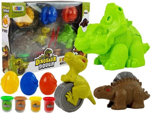 Play Daugh Dinosaurs Eggs Forma 12 darab 4 színben