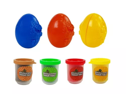 Play Daugh Dinosaurs Eggs Forma 12 darab 4 színben