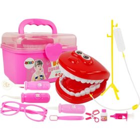   Orvos készlet fogorvosi állvány csepegtető gyógyszerek fecskendős fúrók fogkefe