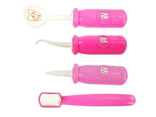 Orvos készlet fogorvosi állvány csepegtető gyógyszerek fecskendős fúrók fogkefe