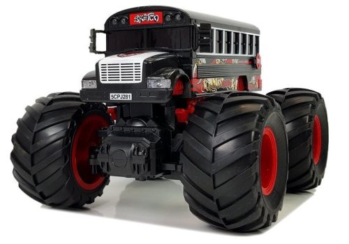 Hatalmas kerekes távirányítós busz 2.4G Sound Black