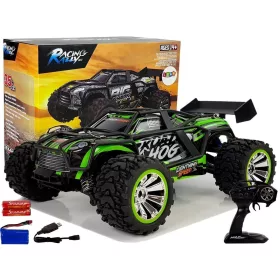   Off-Road távirányítós zöld 2.4G 1:18 35 km/h sebességszabályozás